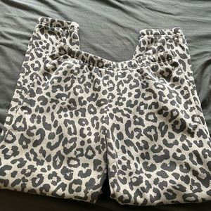 Cheetah print sweatpants!